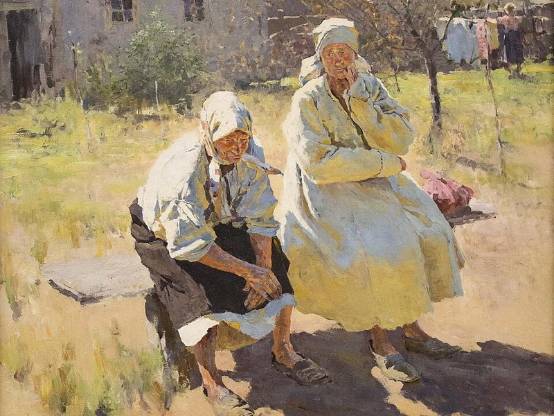1869 - Sergey Arsenievich Vinogradov - Donne di Vinogradov - Collezione della Galleria Statale Tretyakov